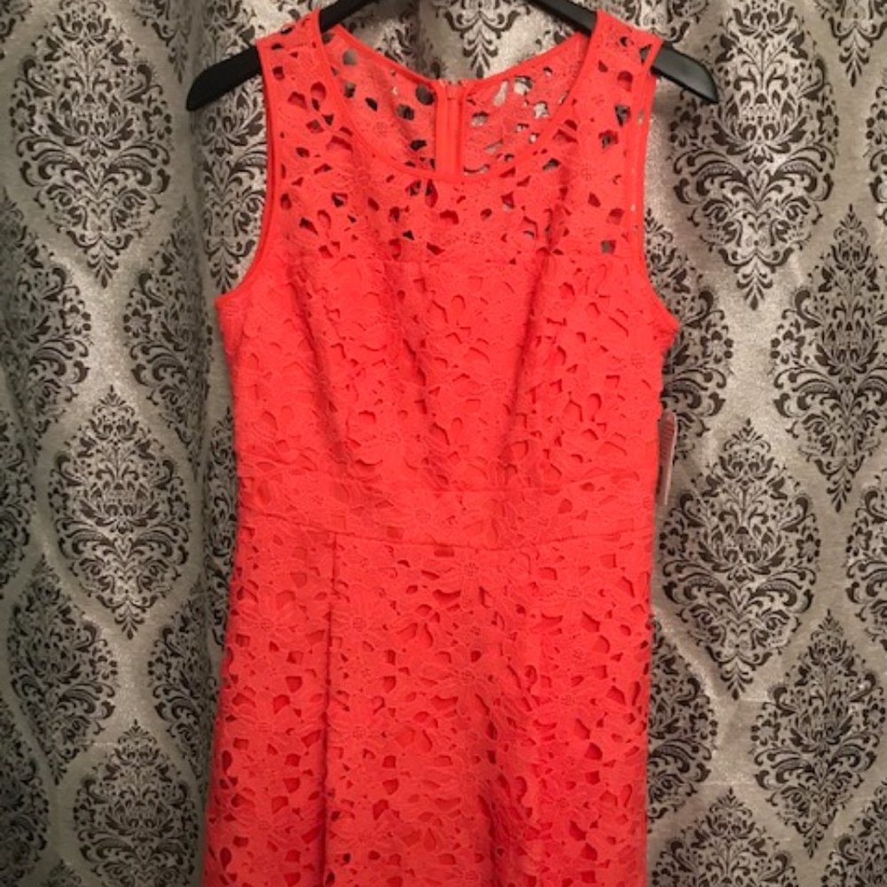 Coral Sheath Dress